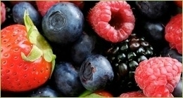 Frutti di bosco: fragole, mirtilli, lamponi e more